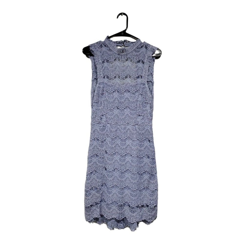 Intimately Free People Purple Lace Daydream Dress Backless High-Neck size Medium